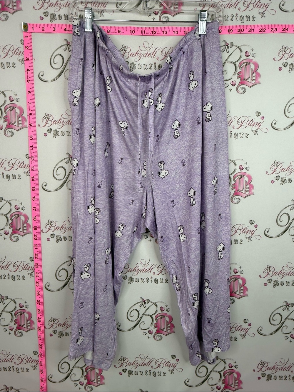 Peanuts pants snoopy white Lavender Snoopy Lounge Pants